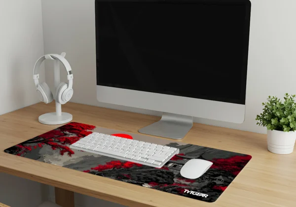 Red Sun Pagoda Mousepad