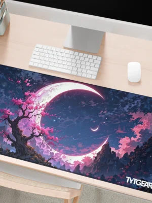 Moonlit Blossom Mousepad