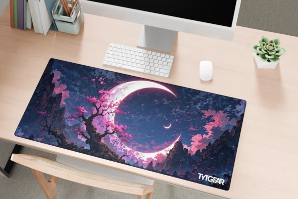 Moonlit Blossom Mousepad