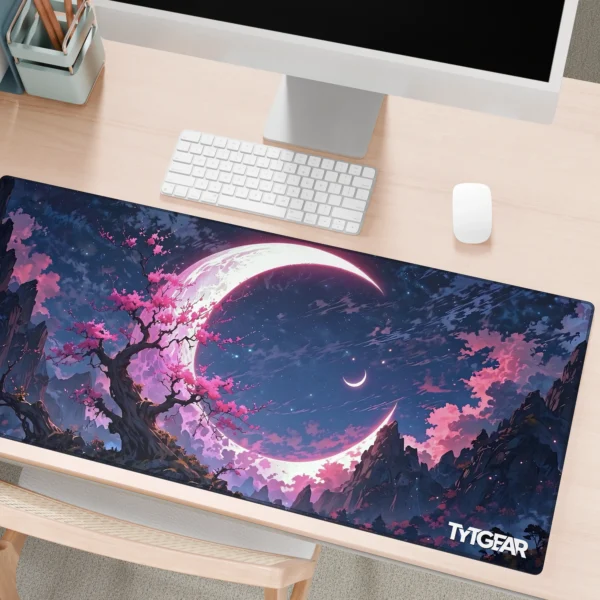 Moonlit Blossom Mousepad