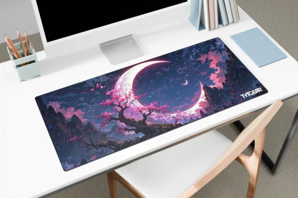 Moonlit Blossom Mousepad