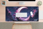 Moonlit Blossom Mousepad