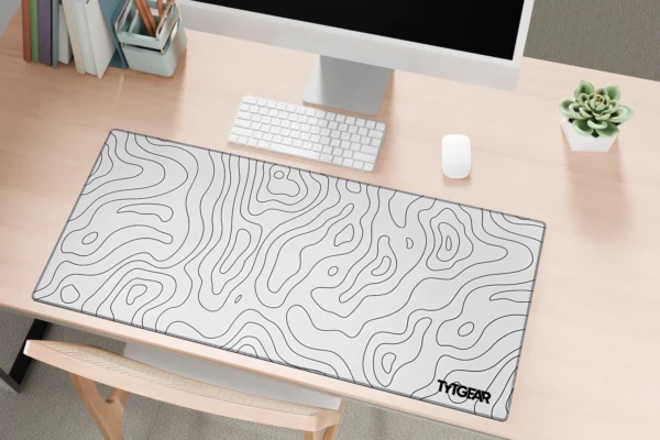 Topographical Mousepad - White