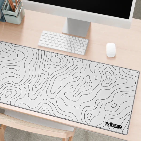 Topographical Mousepad - White