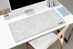 Topographical Mousepad - White