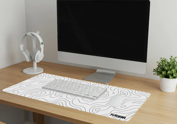 Topographical Mousepad - White